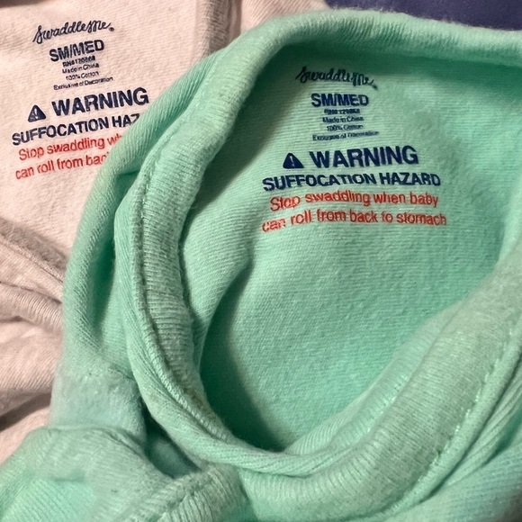 Swaddle Me Baby swaddles size Sm/Med Set of 2 - Picture 3 of 5